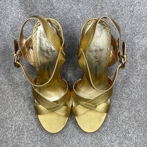 Juicy Couture Gold Heels